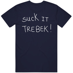 Suck It Trebek Jeopardy Parody Funny Vintage Classic Navy Blue T Shirt Suck It Trebek Jeopardy Parody Funny Vintage Classic Navy Blue T Shirt
