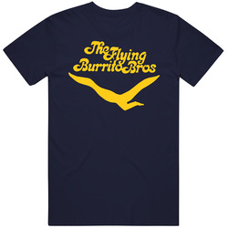The Flying Burrito Brothers Eagles Music Legends Vintage Classic Navy Blue T Shirt The Flying Burrito Brothers Eagles Music Legends Vintage Classic Navy Blue T Shirt
