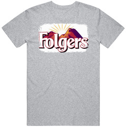 Folgers Coffee Logo T Shirt Folgers Coffee Logo T Shirt