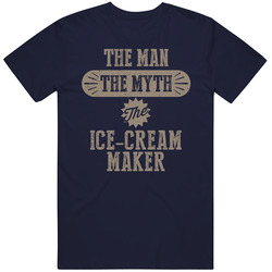 Ice-cream Maker The Man Myth Legend Job Occupation Parody Vintage Classic Navy Blue T Shirt Ice-cream Maker The Man Myth Legend Job Occupation Parody Vintage Classic Navy Blue T Shirt