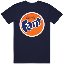 Noah Fant Fanta Logo Parody Denver Football Vintage Classic Navy Blue T Shirt Noah Fant Fanta Logo Parody Denver Football Vintage Classic Navy Blue T Shirt