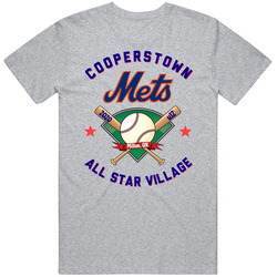 Cooperstown Milton Mets Baseball Front T Shirt Cooperstown Milton Mets Baseball Front T Shirt