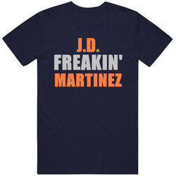 J D Martinez Freakin Detroit Michigan Baseball Sports Vintage Classic Navy Blue T Shirt J D Martinez Freakin Detroit Michigan Baseball Sports Vintage Classic Navy Blue T Shirt