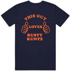 Rusty Kuntz Detroit Michigan Baseball This Guy Vintage Classic Navy Blue T Shirt Rusty Kuntz Detroit Michigan Baseball This Guy Vintage Classic Navy Blue T Shirt