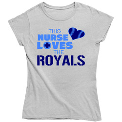 This Nurse Loves The Royals Baseball Ladies T Shirt This Nurse Loves The Royals Baseball Ladies T Shirt