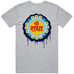 Sri Radhe Graffiti Stencil T Shirt Sri Radhe Graffiti Stencil T Shirt