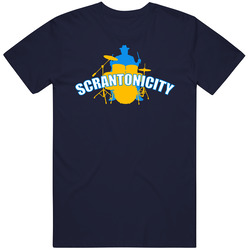 Scrantonicity Office Police Cover Band Kevin Vintage Classic Navy Blue T Shirt Scrantonicity Office Police Cover Band Kevin Vintage Classic Navy Blue T Shirt