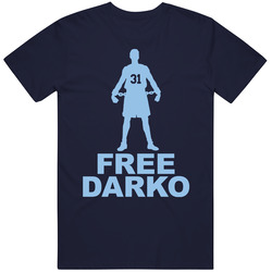 Darko Milicic Free Memphis Basketball Serbia Vintage Classic Navy Blue T Shirt Darko Milicic Free Memphis Basketball Serbia Vintage Classic Navy Blue T Shirt