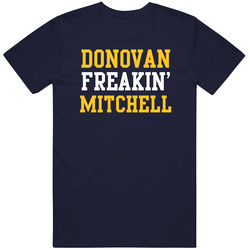 Donovan Freakin Mitchell Utah Basketball Player Sports Fan Vintage Classic Navy Blue T Shirt Donovan Freakin Mitchell Utah Basketball Player Sports Fan Vintage Classic Navy Blue T Shirt