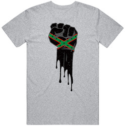 African Black Confederate Flag Fist Southern Blacks Classic T Shirt African Black Confederate Flag Fist Southern Blacks Classic T Shirt
