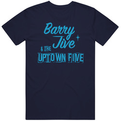 Barry Jive And The Uptown Five Fictional Band High Fidelity Movie Fan Vintage Classic Navy Blue T Shirt Barry Jive And The Uptown Five Fictional Band High Fidelity Movie Fan Vintage Classic Navy Blue T Shirt