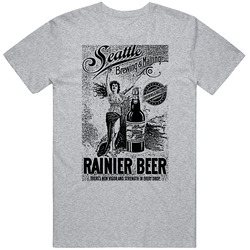 Seattle Brewing And Malting Rainier Beer T Shirt