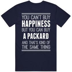 Buy A Packard Happiness Car Lover Vintage Classic Navy Blue T Shirt Buy A Packard Happiness Car Lover Vintage Classic Navy Blue T Shirt