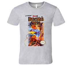 Castlevania 3 Dracula's Curse Box Art T Shirt Castlevania 3 Dracula's Curse Box Art T Shirt