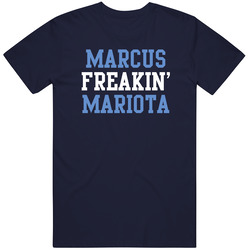 Marcus Freakin' Mariota Tennessee Football Player Cool Fan Vintage Classic Navy Blue T Shirt