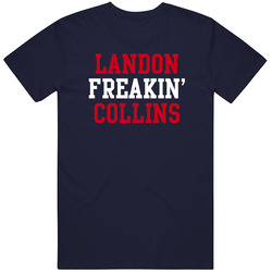 Landon Freakin' Collins New York Football Player Cool Fan Vintage Classic Navy Blue T Shirt Landon Freakin' Collins New York Football Player Cool Fan Vintage Classic Navy Blue T Shirt