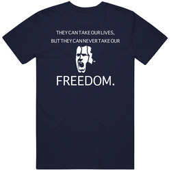 Braveheart Freedom Vintage Classic Navy Blue T Shirt Braveheart Freedom Vintage Classic Navy Blue T Shirt