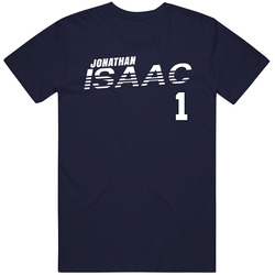 Jonathan Isaac Basketball Orlando 1 Vintage Classic Navy Blue T Shirt Jonathan Isaac Basketball Orlando 1 Vintage Classic Navy Blue T Shirt