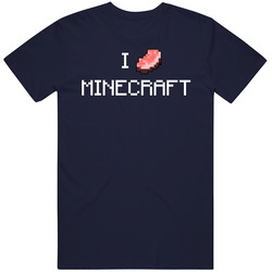 I Porkchop Minecraft Pc Game Vintage Classic Navy Blue T Shirt I Porkchop Minecraft Pc Game Vintage Classic Navy Blue T Shirt