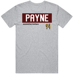 Daron Payne 94 Washington Football Favorite Player Fan T Shirt
