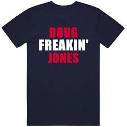 Doug Jones Cleveland Baseball Sports Freakin Vintage Classic Navy Blue T Shirt Doug Jones Cleveland Baseball Sports Freakin Vintage Classic Navy Blue T Shirt