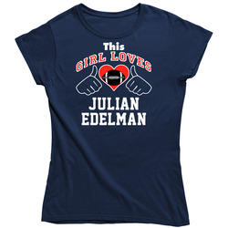 This Girl Loves Julian Edelman New England Football Player Sports Fan Heart Vintage Classic Navy Blue Ladies T Shirt This Girl Loves Julian Edelman New England Football Player Sports Fan Heart Vintage Classic Navy Blue Ladies T Shirt