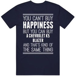 Buy A Chevrolet K5 Blazer Happiness Car Lover Vintage Classic Navy Blue T Shirt