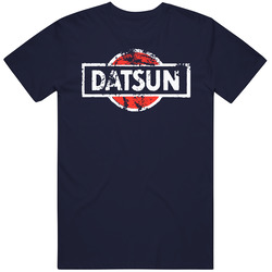 Datsun Car Company Nissan Brand Vintage Classic Navy Blue T Shirt Datsun Car Company Nissan Brand Vintage Classic Navy Blue T Shirt