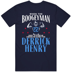 Boogeyman Derrick Henry Tennessee Football Fan Vintage Classic Navy Blue T Shirt Boogeyman Derrick Henry Tennessee Football Fan Vintage Classic Navy Blue T Shirt