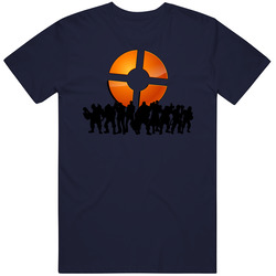 Team Fortress 2 Video Game Vintage Classic Navy Blue T Shirt Team Fortress 2 Video Game Vintage Classic Navy Blue T Shirt