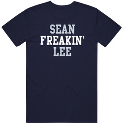 Sean Freakin' Lee Dallas Football Player Cool Fan Vintage Classic Navy Blue T Shirt Sean Freakin' Lee Dallas Football Player Cool Fan Vintage Classic Navy Blue T Shirt