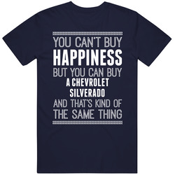 Buy A Chevrolet Silverado Happiness Car Lover Vintage Classic Navy Blue T Shirt Buy A Chevrolet Silverado Happiness Car Lover Vintage Classic Navy Blue T Shirt