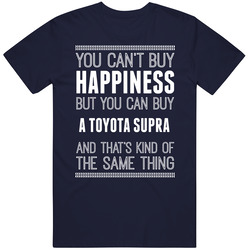 Buy A Toyota Supra Happiness Car Lover Vintage Classic Navy Blue T Shirt