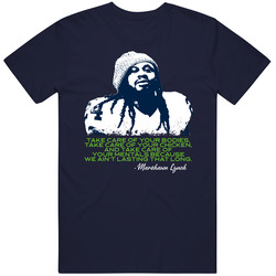 Marshawn Lynch Take Care Of Your Mentals Quote Seattle Football Vintage Classic Navy Blue T Shirt Marshawn Lynch Take Care Of Your Mentals Quote Seattle Football Vintage Classic Navy Blue T Shirt