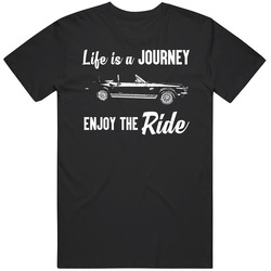 1968 Ford Mustang 428 Cobra Jet Journey Enjoy The Ride Vintage Car Fan unisex Vintage Classic Black T Shirt 1968 Ford Mustang 428 Cobra Jet Journey Enjoy The Ride Vintage Car Fan unisex Vintage Classic Black T Shirt