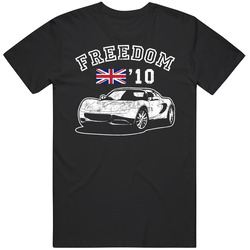 2010 Lotus Elise Freedom Car Fan Worn Look unisex Vintage Classic Black T Shirt 2010 Lotus Elise Freedom Car Fan Worn Look unisex Vintage Classic Black T Shirt