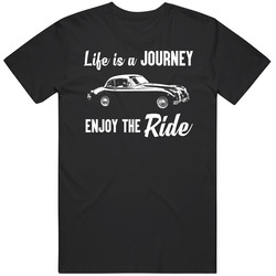 1957 Jaguar Xk150 Se Journey Enjoy The Ride Vintage Car Fan unisex Vintage Classic Black T Shirt 1957 Jaguar Xk150 Se Journey Enjoy The Ride Vintage Car Fan unisex Vintage Classic Black T Shirt