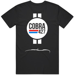 Cobra 427 Cool Car unisex Vintage Classic Black T Shirt Cobra 427 Cool Car unisex Vintage Classic Black T Shirt