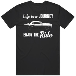 1965 Ford Mustang Hardtop Journey Enjoy The Ride Vintage Car Fan unisex Vintage Classic Black T Shirt 1965 Ford Mustang Hardtop Journey Enjoy The Ride Vintage Car Fan unisex Vintage Classic Black T Shirt