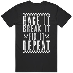 Race It Break It Fix It Repeat Funny Racing Car Gear Head unisex Vintage Classic Black T Shirt Race It Break It Fix It Repeat Funny Racing Car Gear Head unisex Vintage Classic Black T Shirt
