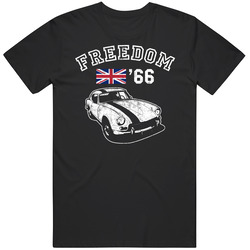 1966 Triumph Gt6 Freedom Car Fan Worn Look unisex Vintage Classic Black T Shirt 1966 Triumph Gt6 Freedom Car Fan Worn Look unisex Vintage Classic Black T Shirt