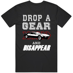 1967 Detomaso Mangusta Drop A Gear And Disappear Car Enthusiasts unisex Vintage Classic Black T Shirt 1967 Detomaso Mangusta Drop A Gear And Disappear Car Enthusiasts unisex Vintage Classic Black T Shirt