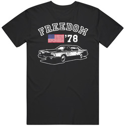 1978 Lincoln Continental Freedom Car Fan Worn Look unisex Vintage Classic Black T Shirt 1978 Lincoln Continental Freedom Car Fan Worn Look unisex Vintage Classic Black T Shirt