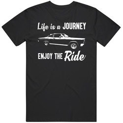 1966 Mercury Cyclone 6.4 V8 Journey Enjoy The Ride Vintage Car Fan unisex Vintage Classic Black T Shirt 1966 Mercury Cyclone 6.4 V8 Journey Enjoy The Ride Vintage Car Fan unisex Vintage Classic Black T Shirt
