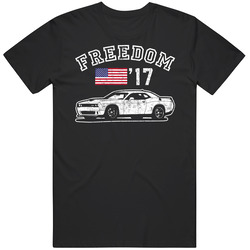 2017 Dodge Challenger Srt Hellcat Freedom Car Fan Worn Look unisex Vintage Classic Black T Shirt 2017 Dodge Challenger Srt Hellcat Freedom Car Fan Worn Look unisex Vintage Classic Black T Shirt