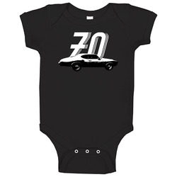 1970 Oldsmobile Cutlass 442 W30 B And W Vintage Car Year Fan unisex Vintage Classic Black Baby One Piece 1970 Oldsmobile Cutlass 442 W30 B And W Vintage Car Year Fan unisex Vintage Classic Black Baby One Piece
