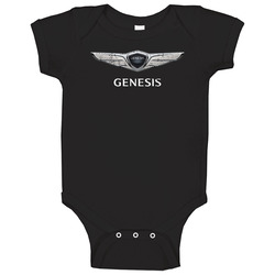 Hyundai Genesis Automobile Car Truck Motorcycle Auto Parts Cool Distressed Style Brand Logo Emblem White Font unisex Vintage Classic Black Baby One Piece Hyundai Genesis Automobile Car Truck Motorcycle Auto Parts Cool Distressed Style Brand Logo Emblem White Font unisex Vintage Classic Black Baby One Piece