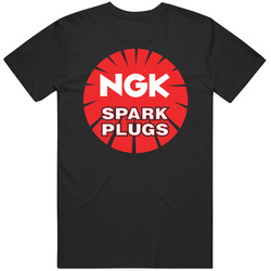 Ngk Spark Plugs T-Shirt performace racing engine modifications COOL unisex Vintage Classic Black T Shirt Ngk Spark Plugs T-Shirt performace racing engine modifications COOL unisex Vintage Classic Black T Shirt