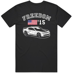 2015 Chevrolet Camaro Z28 Freedom Car Fan Worn Look unisex Vintage Classic Black T Shirt 2015 Chevrolet Camaro Z28 Freedom Car Fan Worn Look unisex Vintage Classic Black T Shirt