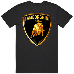 Lamborghini Car Logo unisex Vintage Classic Black T Shirt Lamborghini Car Logo unisex Vintage Classic Black T Shirt